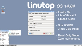 Linutop OS for flash memory or Hard Drive